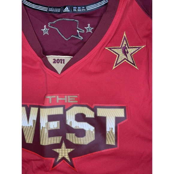 Vintage Kevin Durant OKC Jersey The West 2011 All Star Game Oklahoma Mens 2XL - Picture 5 of 7